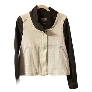 HELMUT LANG COLOR BLOCK DENIM JACKET